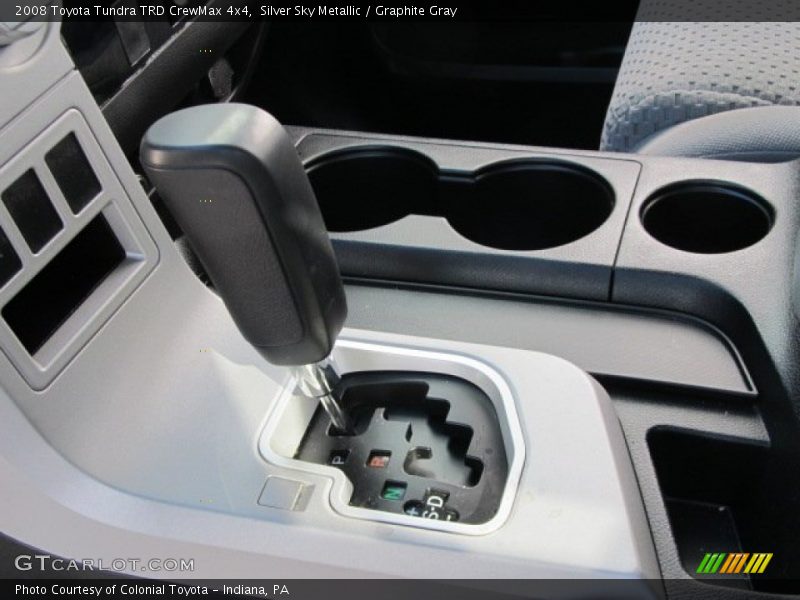 Silver Sky Metallic / Graphite Gray 2008 Toyota Tundra TRD CrewMax 4x4