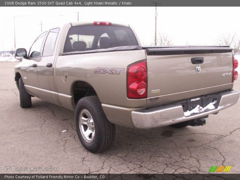 Light Khaki Metallic / Khaki 2008 Dodge Ram 1500 SXT Quad Cab 4x4