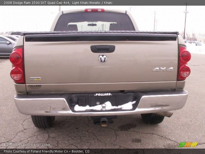 Light Khaki Metallic / Khaki 2008 Dodge Ram 1500 SXT Quad Cab 4x4