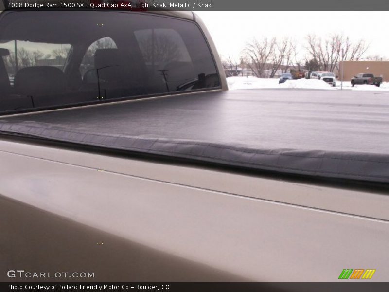 Light Khaki Metallic / Khaki 2008 Dodge Ram 1500 SXT Quad Cab 4x4
