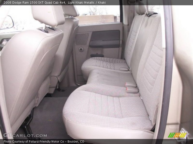 Light Khaki Metallic / Khaki 2008 Dodge Ram 1500 SXT Quad Cab 4x4