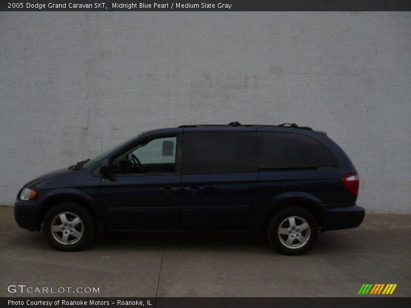 Midnight Blue Pearl / Medium Slate Gray 2005 Dodge Grand Caravan SXT