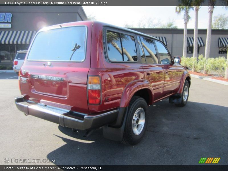 Medium Red Pearl Metallic / Beige 1994 Toyota Land Cruiser