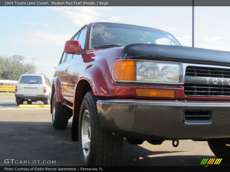 Medium Red Pearl Metallic / Beige 1994 Toyota Land Cruiser