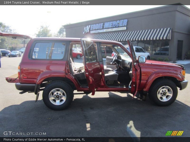 Medium Red Pearl Metallic / Beige 1994 Toyota Land Cruiser