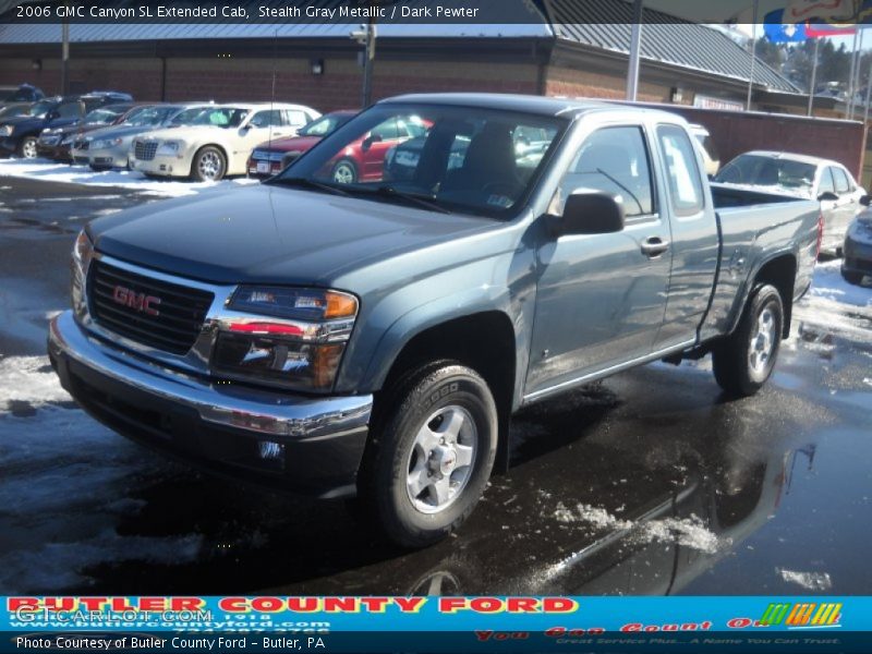 Stealth Gray Metallic / Dark Pewter 2006 GMC Canyon SL Extended Cab