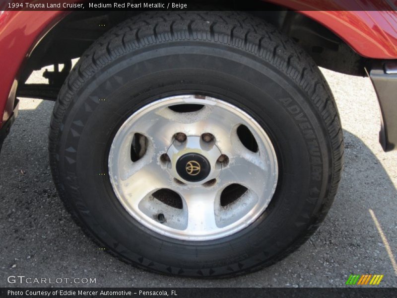 Medium Red Pearl Metallic / Beige 1994 Toyota Land Cruiser