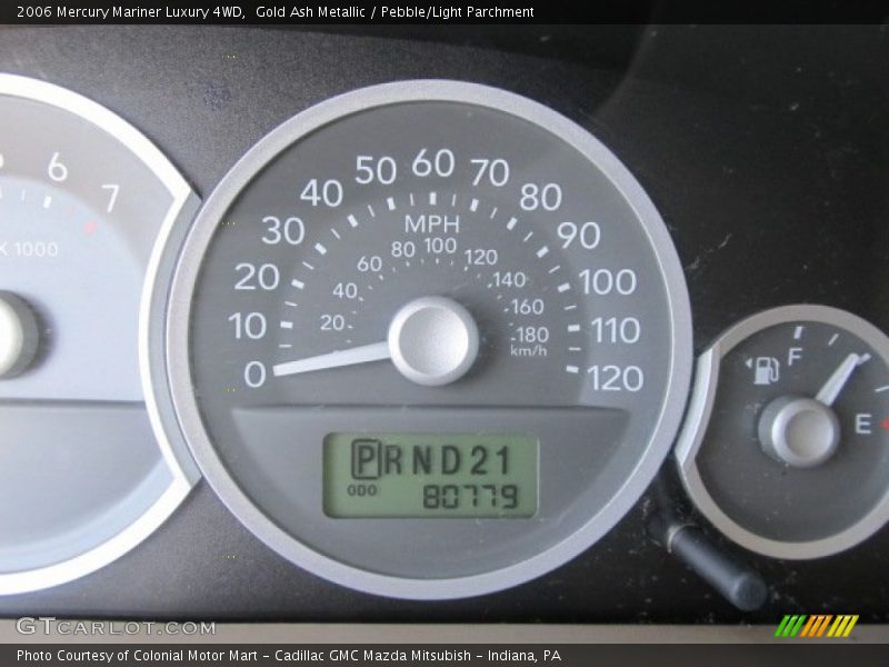 Gold Ash Metallic / Pebble/Light Parchment 2006 Mercury Mariner Luxury 4WD