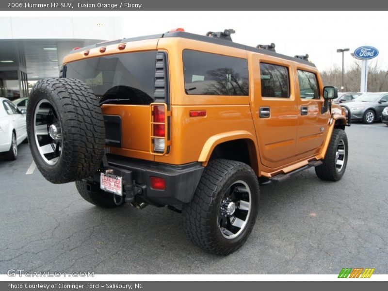 Fusion Orange / Ebony 2006 Hummer H2 SUV