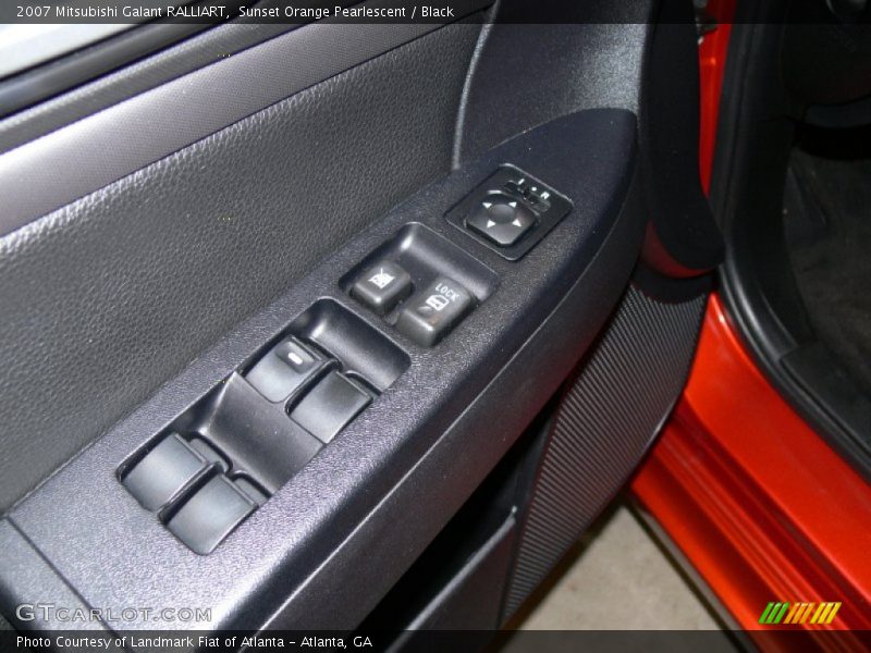 Sunset Orange Pearlescent / Black 2007 Mitsubishi Galant RALLIART
