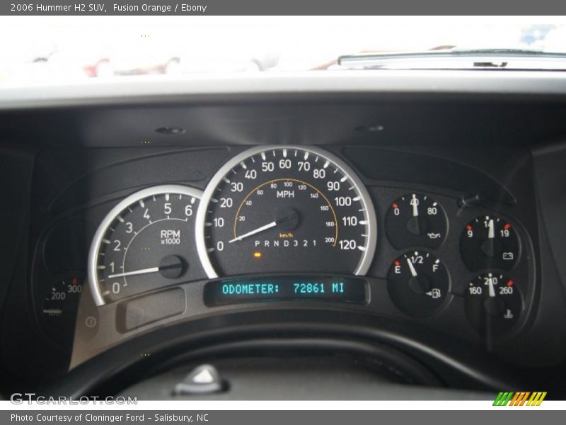  2006 H2 SUV SUV Gauges