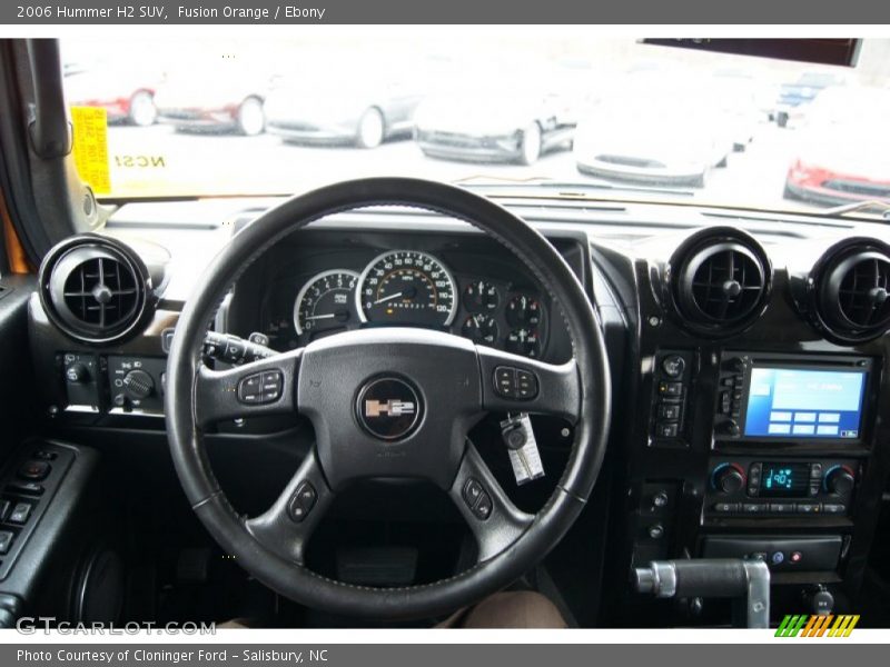 Fusion Orange / Ebony 2006 Hummer H2 SUV