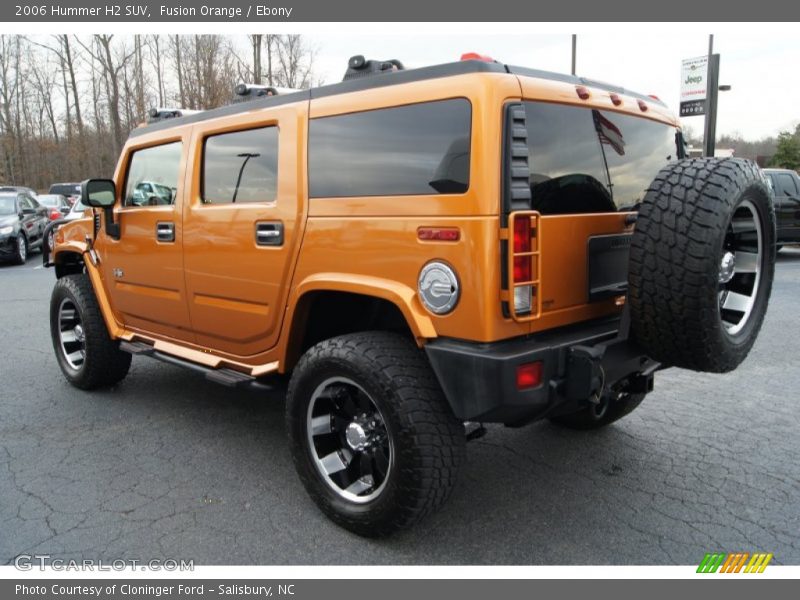 Fusion Orange / Ebony 2006 Hummer H2 SUV