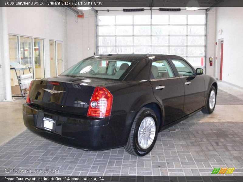 Brilliant Black / Dark Slate Gray 2009 Chrysler 300 LX