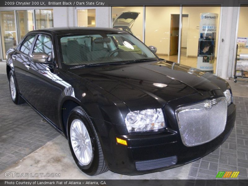 Brilliant Black / Dark Slate Gray 2009 Chrysler 300 LX