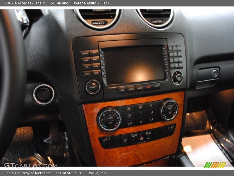 Pewter Metallic / Black 2007 Mercedes-Benz ML 350 4Matic