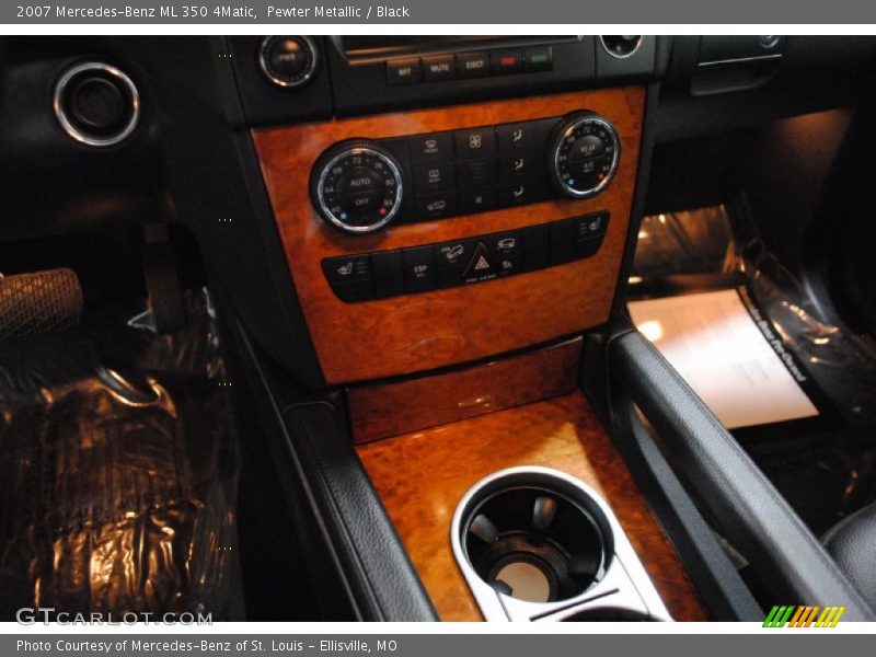 Pewter Metallic / Black 2007 Mercedes-Benz ML 350 4Matic