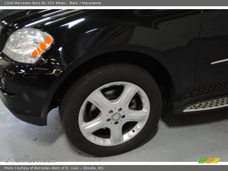 Black / Macadamia 2008 Mercedes-Benz ML 350 4Matic