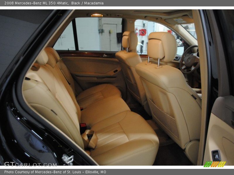 Black / Macadamia 2008 Mercedes-Benz ML 350 4Matic
