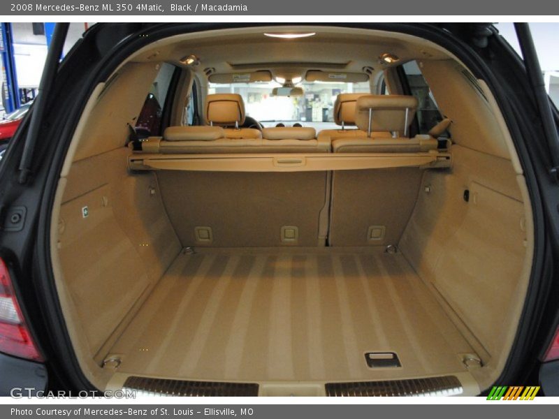 Black / Macadamia 2008 Mercedes-Benz ML 350 4Matic