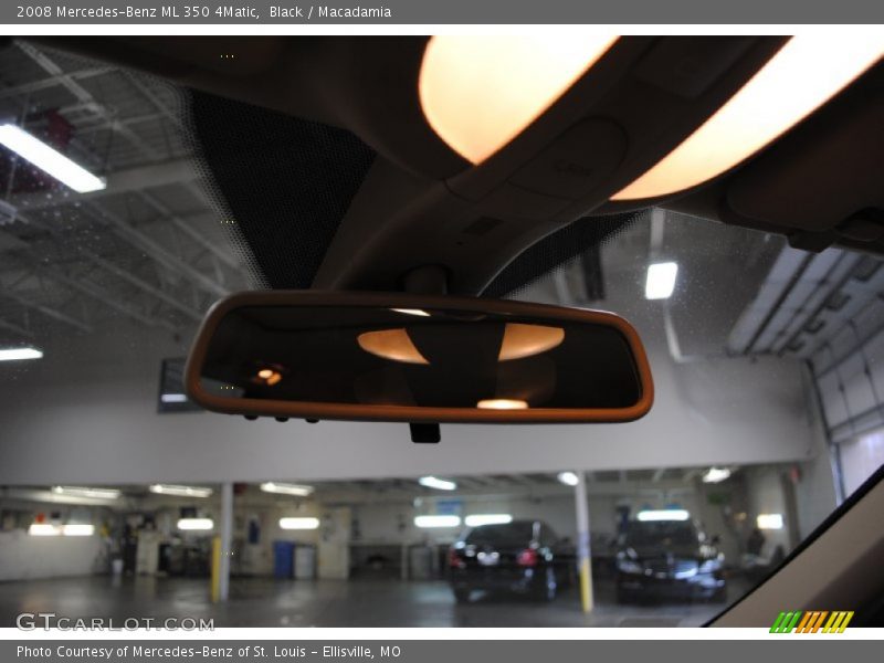 Black / Macadamia 2008 Mercedes-Benz ML 350 4Matic