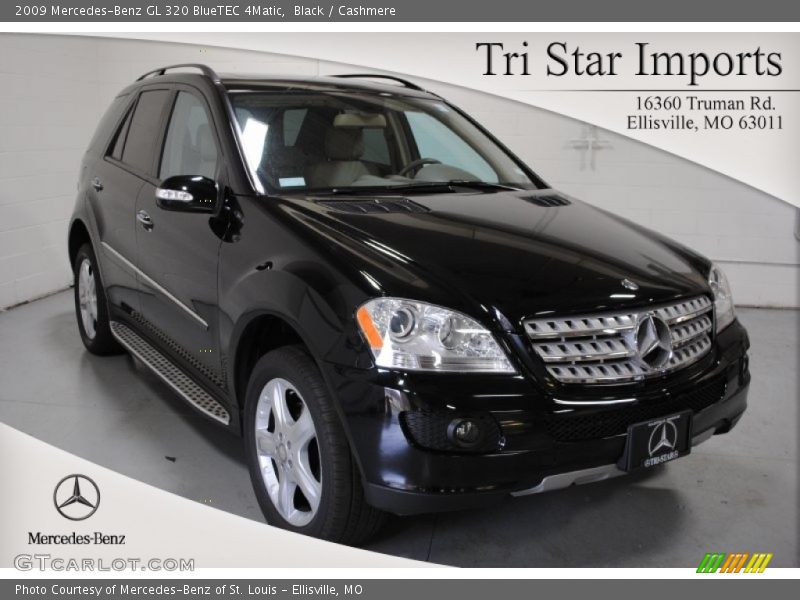 Black / Cashmere 2009 Mercedes-Benz GL 320 BlueTEC 4Matic