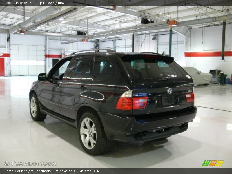 Jet Black / Black 2002 BMW X5 4.4i