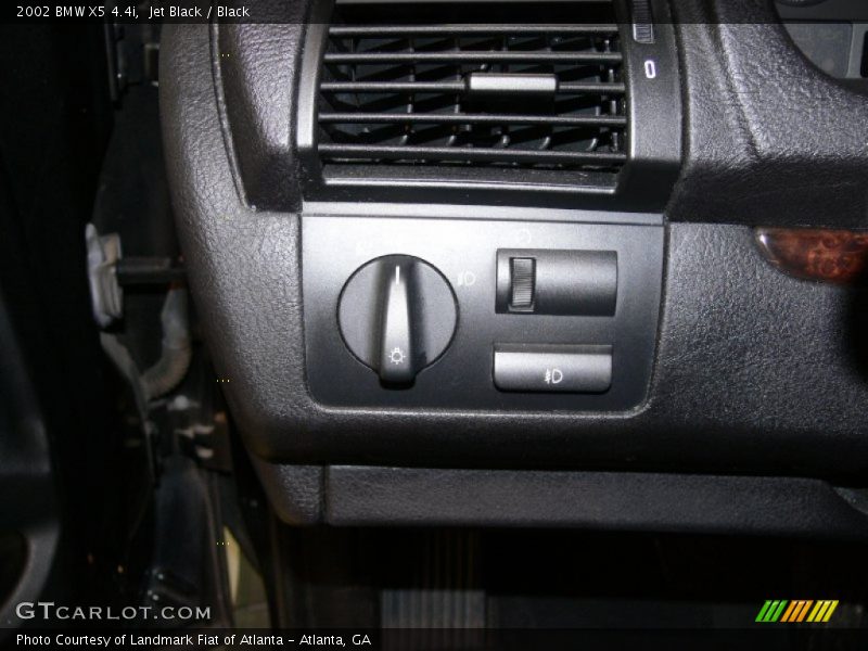 Jet Black / Black 2002 BMW X5 4.4i