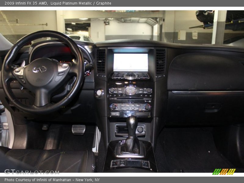 Liquid Platinum Metallic / Graphite 2009 Infiniti FX 35 AWD