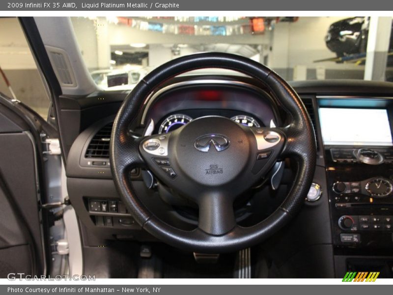 Liquid Platinum Metallic / Graphite 2009 Infiniti FX 35 AWD