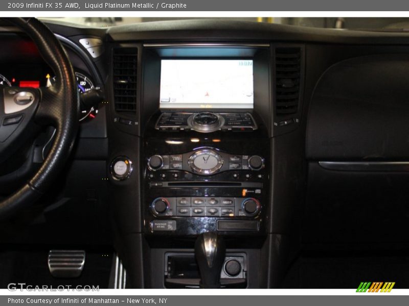 Liquid Platinum Metallic / Graphite 2009 Infiniti FX 35 AWD