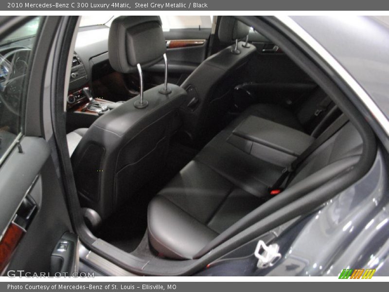 Steel Grey Metallic / Black 2010 Mercedes-Benz C 300 Luxury 4Matic
