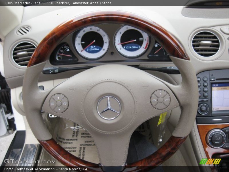  2009 SL 550 Roadster Steering Wheel