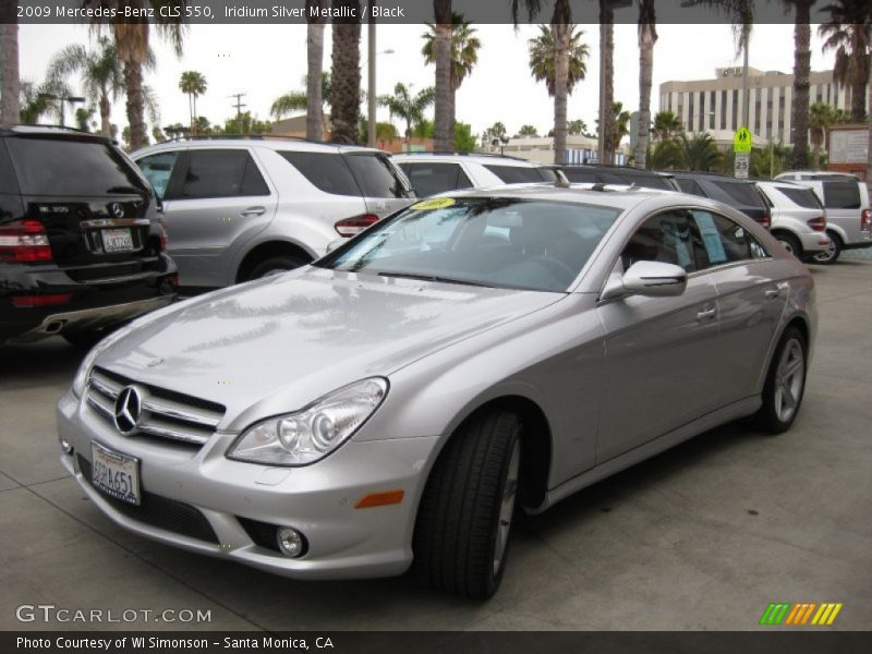Iridium Silver Metallic / Black 2009 Mercedes-Benz CLS 550