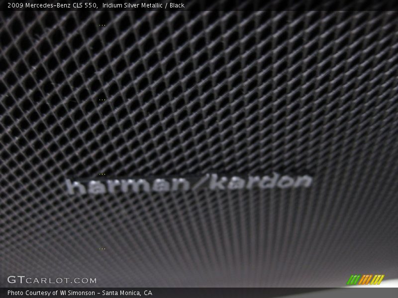 Iridium Silver Metallic / Black 2009 Mercedes-Benz CLS 550