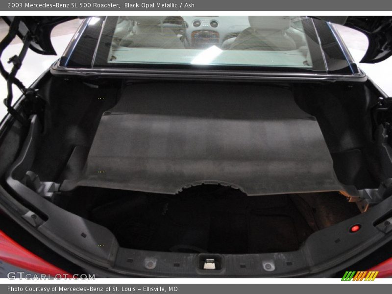 Black Opal Metallic / Ash 2003 Mercedes-Benz SL 500 Roadster