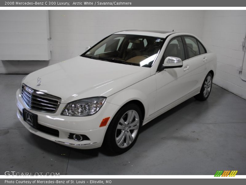 Arctic White / Savanna/Cashmere 2008 Mercedes-Benz C 300 Luxury