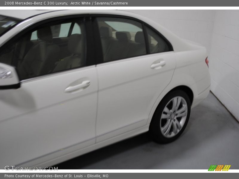 Arctic White / Savanna/Cashmere 2008 Mercedes-Benz C 300 Luxury