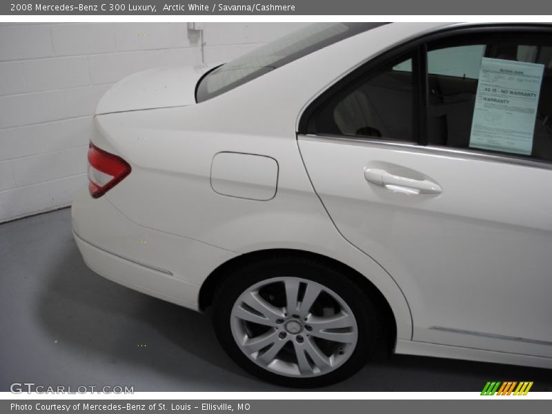 Arctic White / Savanna/Cashmere 2008 Mercedes-Benz C 300 Luxury