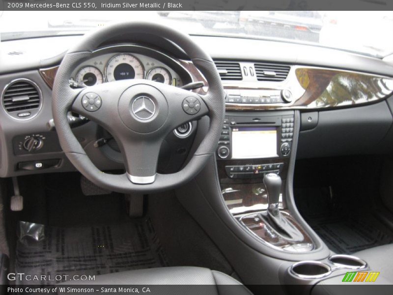 Iridium Silver Metallic / Black 2009 Mercedes-Benz CLS 550
