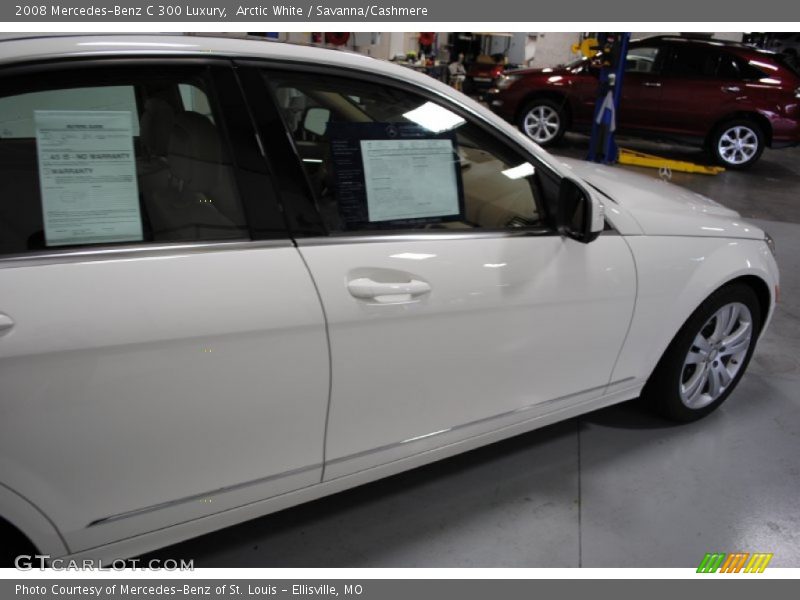 Arctic White / Savanna/Cashmere 2008 Mercedes-Benz C 300 Luxury