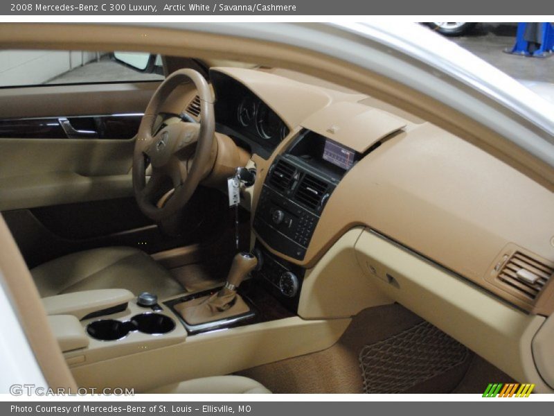 Arctic White / Savanna/Cashmere 2008 Mercedes-Benz C 300 Luxury