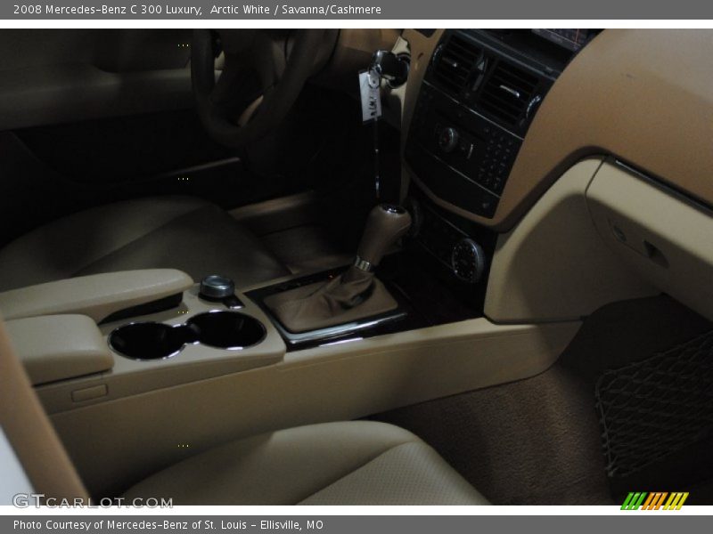 Arctic White / Savanna/Cashmere 2008 Mercedes-Benz C 300 Luxury