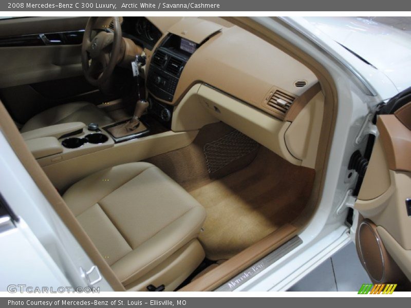 Arctic White / Savanna/Cashmere 2008 Mercedes-Benz C 300 Luxury