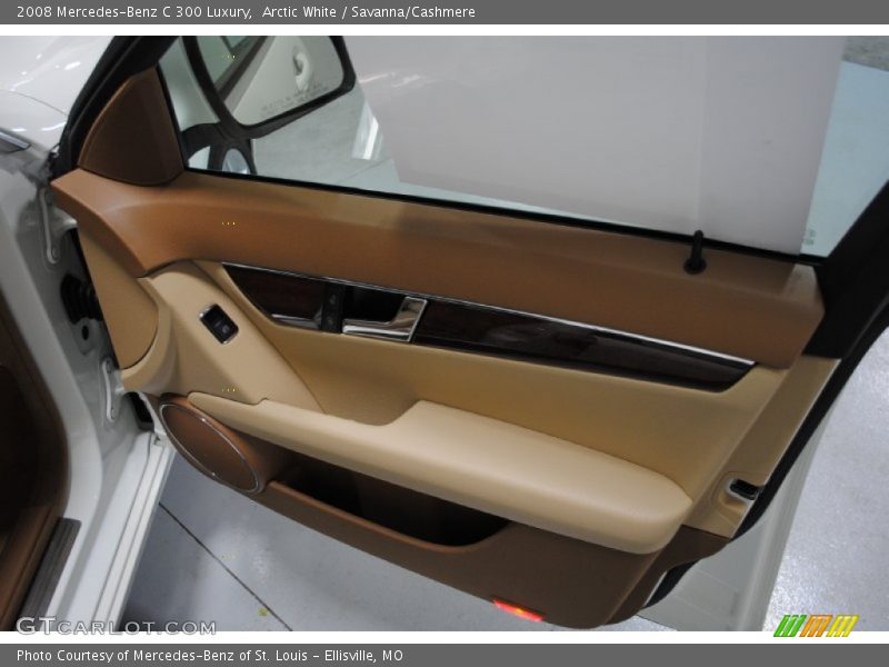 Arctic White / Savanna/Cashmere 2008 Mercedes-Benz C 300 Luxury
