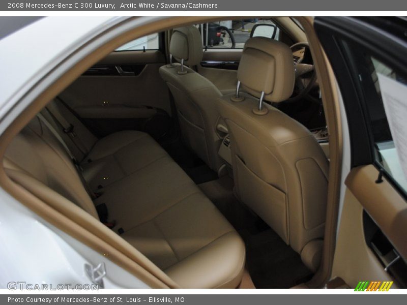 Arctic White / Savanna/Cashmere 2008 Mercedes-Benz C 300 Luxury