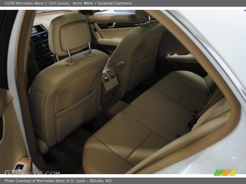 Arctic White / Savanna/Cashmere 2008 Mercedes-Benz C 300 Luxury
