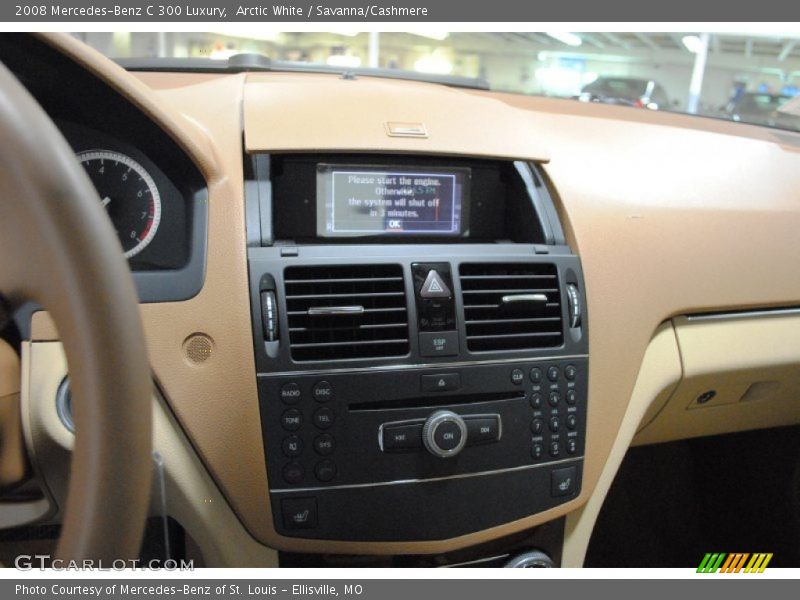 Arctic White / Savanna/Cashmere 2008 Mercedes-Benz C 300 Luxury