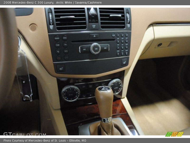 Arctic White / Savanna/Cashmere 2008 Mercedes-Benz C 300 Luxury