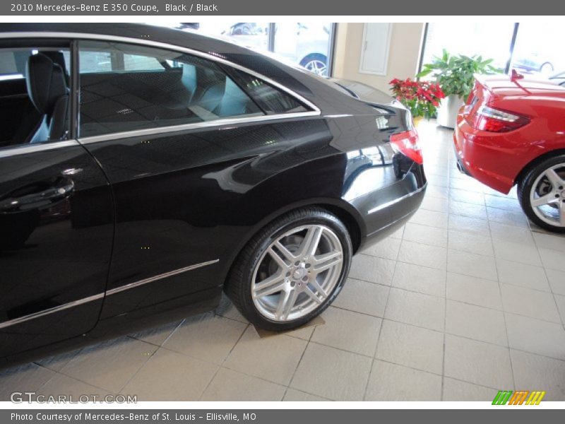 Black / Black 2010 Mercedes-Benz E 350 Coupe